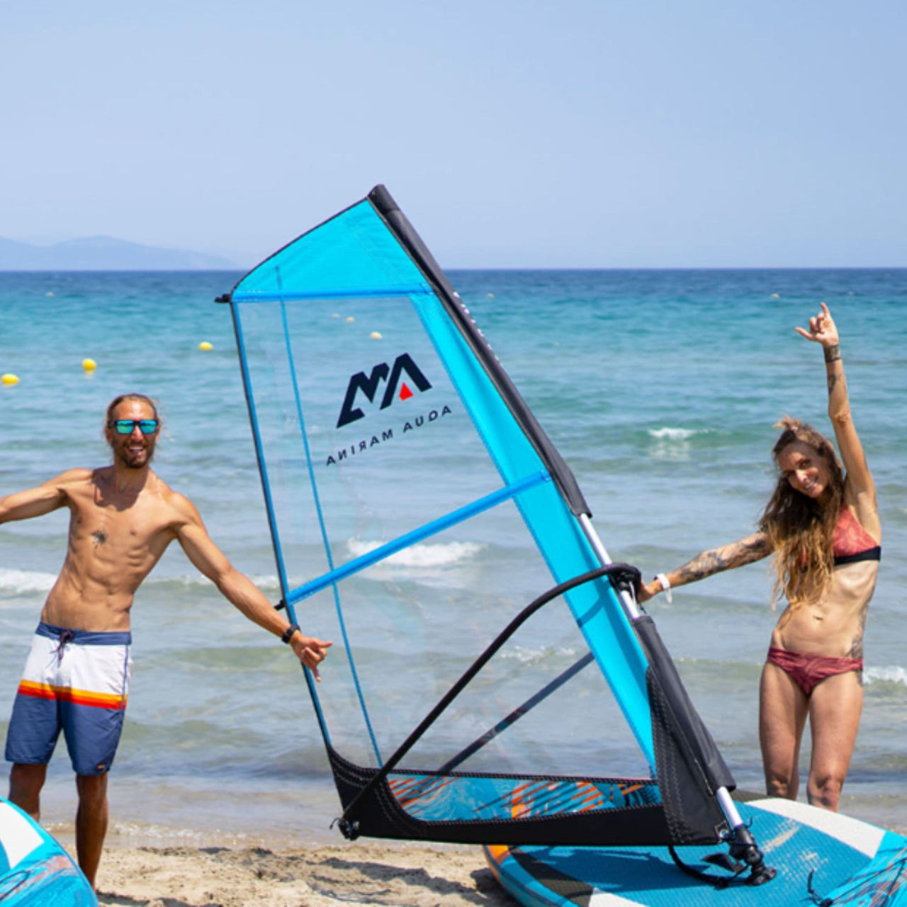 Aqua Marina Blade 10 6 With A Man And Woman Holding Their Windsurf