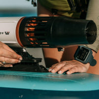 Thumbnail for Aqua Marina BlueDrive X Water Propulsion Device Attached to the Device