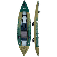 Thumbnail for Aqua Marina Caliber Angling Kayak 1 2 Person Top And Side View