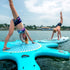 Thumbnail for Aqua Marina Dock For Yoga With Two Women Raising One Leg on Board
