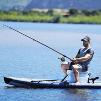 Thumbnail for Aqua Marina Drift Fishing Paddle Board With The Man Who Is Fishing