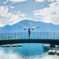Thumbnail for Aqua Marina Halve With A Man Carrying The Kayak On The Bridge