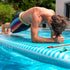 Thumbnail for Aqua Marina Peace Floating Fitness Mat With A Man Doing a Plank Exercise in the Pool