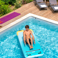 Thumbnail for Aqua Marina Peace SUP With A Man Exercising in the Pool