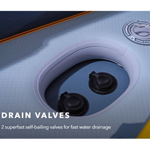 Aqua Marina Tomahawk Air-C Canoe Drain Valves