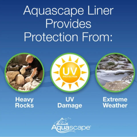 Aquascape 45 mil Pond Liner Showing The Advantage of This Item