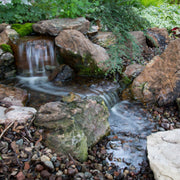 Aquascape DIY Pondless Waterfall Kit With Big Rocks And Green Plants