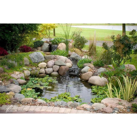 Aquascape Deluxe Pond Kit With Rocks And Waterfall