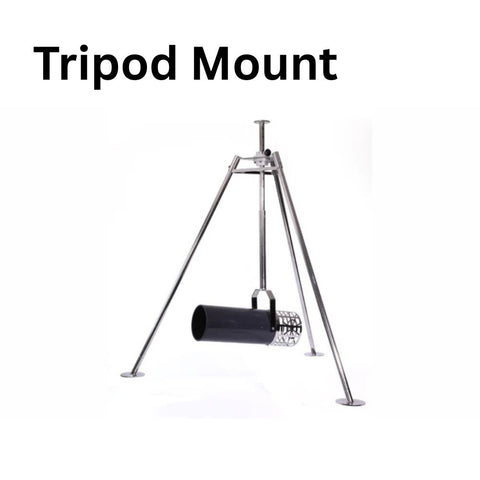 Aquasweep Muck Blaster Tripod Mount Side View
