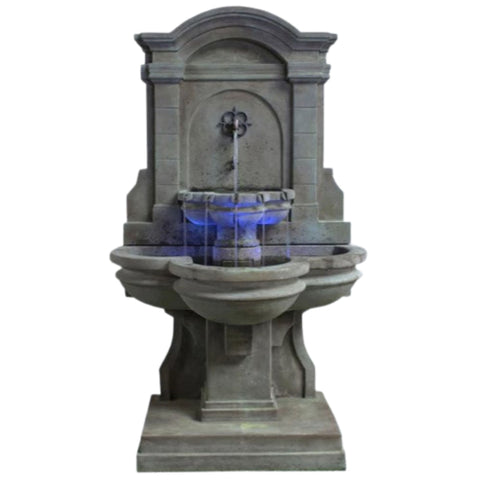 Arbois Wall Fountain for Spout With Plain White Background
