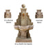 Thumbnail for Arles Wall Fountain For Spouts With Three Spouts Mentioned