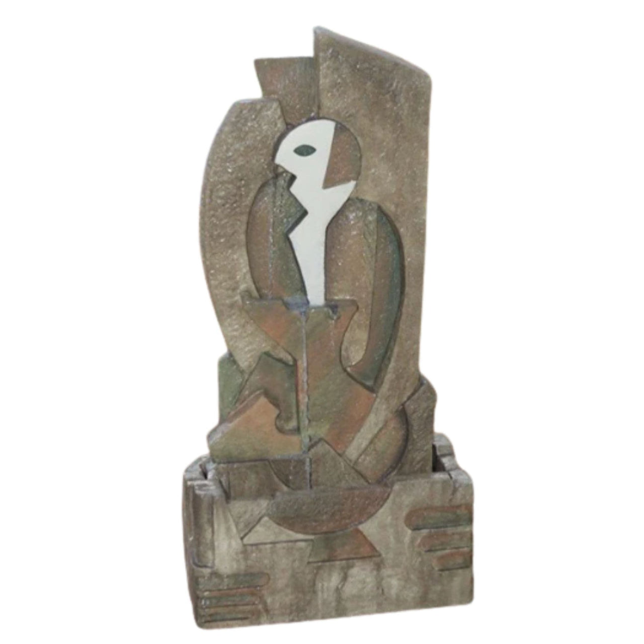 Art Garden Water Fountain By Gist With Plain White Background