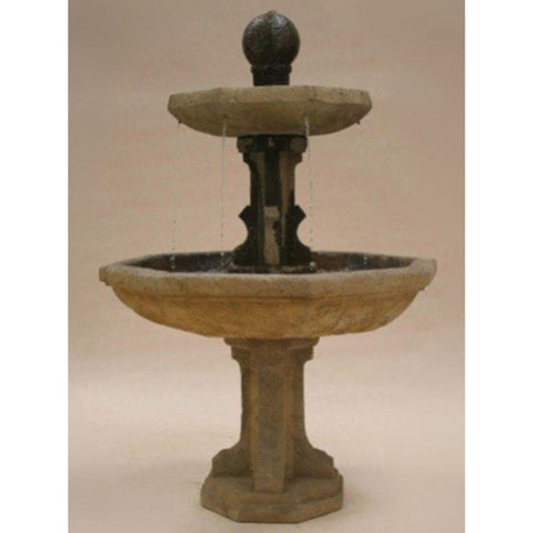 Augustan Tiered Outdoor Fountain Colored Background