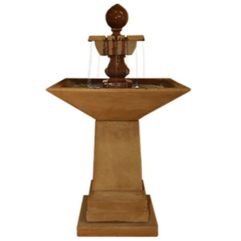 Avalon Square Fountain With Plain White Background