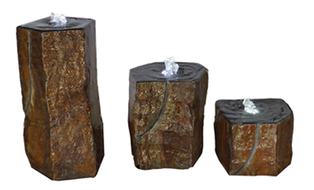 Anjon Top Polished Basalt Column Set