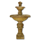 Barcellona Two Tier Fountain With Plain White Background