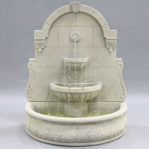 Bavarian Wall Fountain With Colored Background