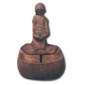 Bimba Fountain With Plain White Background