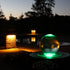 Thumbnail for Blue Thumb Crystal Sphere Fountain Kit With Garden Lights And Trees In Background