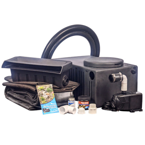 Blue Thumb DIY Medium Cascading Pondless Waterfall Kit Complete Kit In Plain White Background