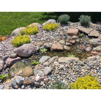 Thumbnail for Blue Thumb DIY Small Cascading Pondless Waterfall Kit Surrounded By Stones And Green Grass Background
