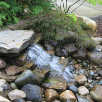 Thumbnail for Blue Thumb DIY Small Pondless Waterfall Kit With Mini Waterfall Flowing Over Natural Rocks