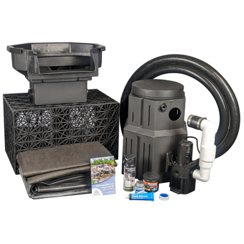 Blue Thumb Elite Pondless Waterfall Kit Complete Kit Elite Small 14 Inches