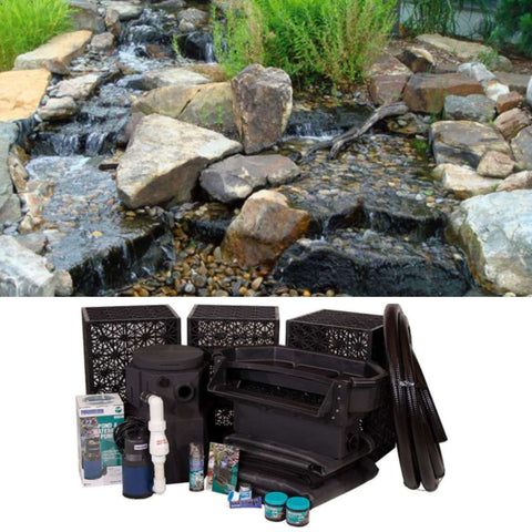 Blue Thumb Elite Pondless Waterfall System Large And X-Large With Flowing Stream