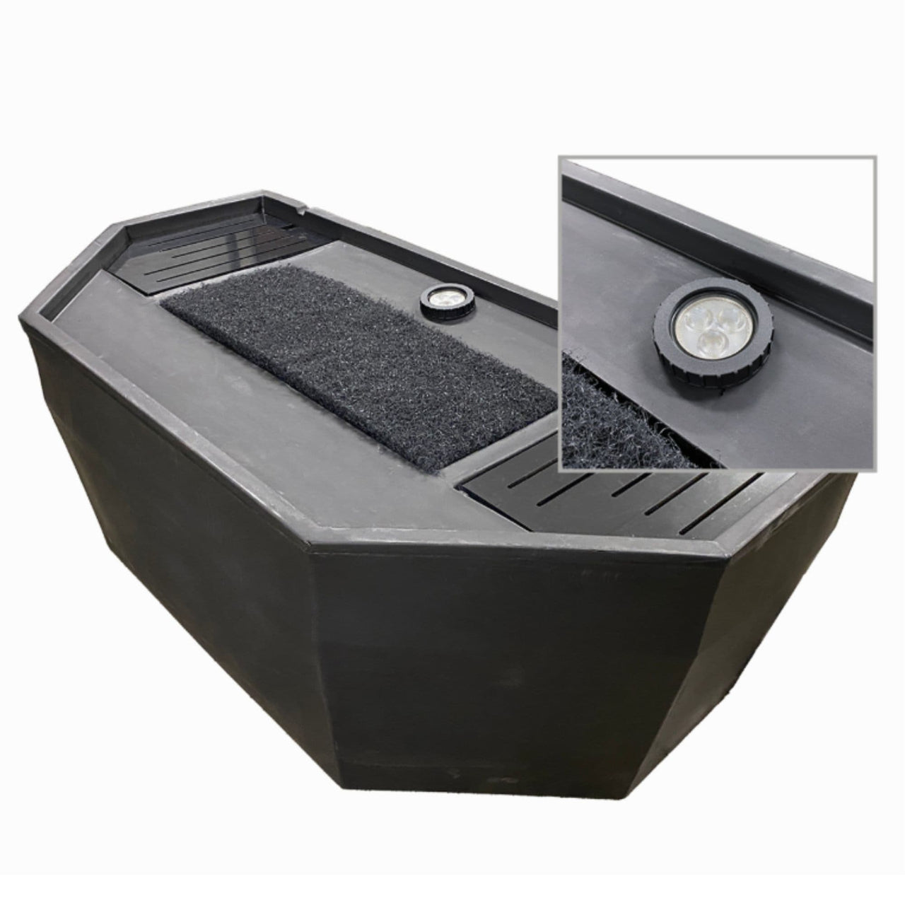 Blue Thumb Formal Falls Wall Waterfall Kit Detailed View Of Built-In Light