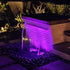 Thumbnail for Blue Thumb Formal Falls Wall Waterfall Kit On Garden Background With Purple Lights  - Large Kit