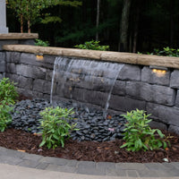 Thumbnail for Blue Thumb Formal Falls Wall Waterfall Kit Surrounded By Green Plants - Medium Kit Without Lights
