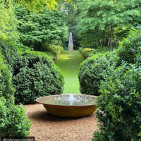 Thumbnail for Blue Thumb Rustic Sugar Kettle Fountain On Greenery Landscape