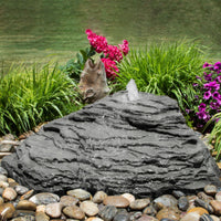 Thumbnail for Blue Thumb Slate River Falls Stone Fountain Surrounded By Plants And Flowers