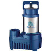 Blue Thumb Stainless Steel Submersible Pond & Waterfall Pump With Plain White Background