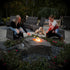Thumbnail for Boulder Outdoor Fire Stone Fountain With A Girls Roasting With Dog Nearby