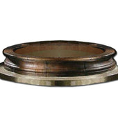 Bracci Stone Fountain Basin - 12 Feet With White Background