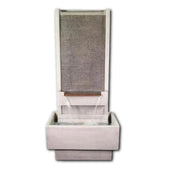 Brentwood Fountain With Plain White Background