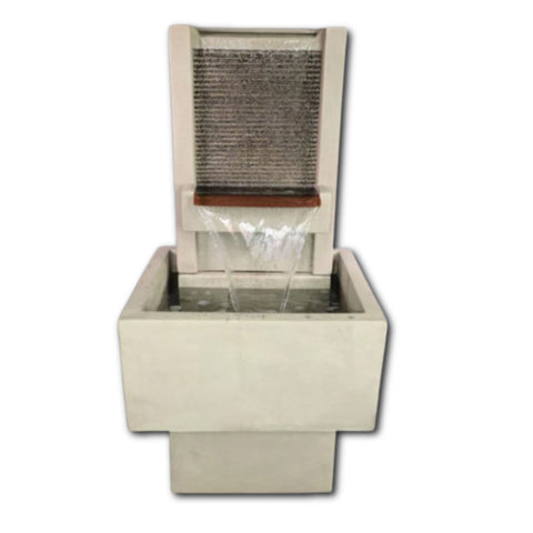 Brentwood Patio Wall Fountain With Plain White Background