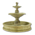 Thumbnail for Carrara Two Tier Fountain with 66inch Wide Pond With Plain White Background