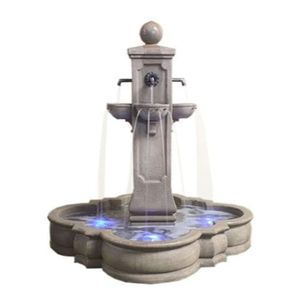Catalina Pond Fountain For Spout With Plain White Background