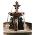 Thumbnail for Cavalli Two-Tier Outdoor Fountain, 12 Foot Basin Plain White Background