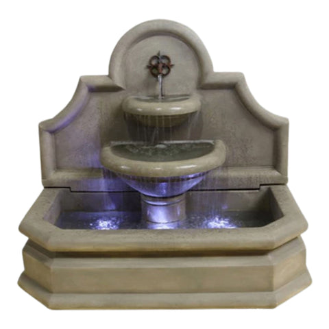 Chantal Wall Fountain For Spouts With Plain White Background
