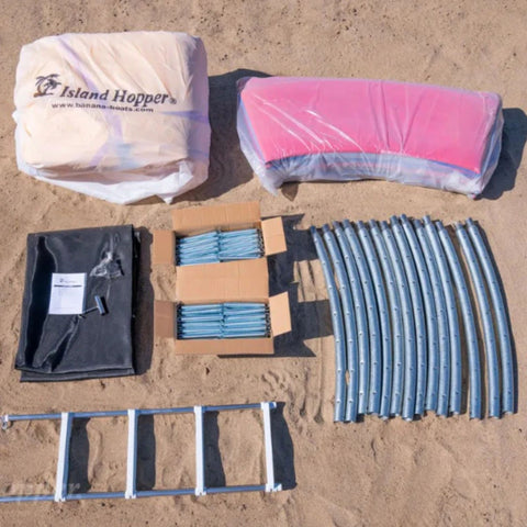 Classic 15 Island Hopper Trampoline Complete Set