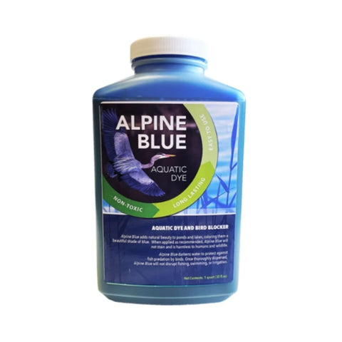 ClearLake Alpine Blue Pond And Lake Dye Front View On White Background