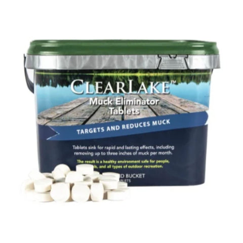 ClearLake Muck Eliminator 4 Lbs Tablet On White Background