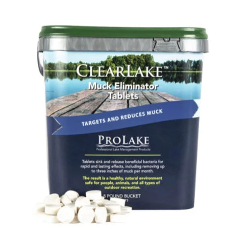 ClearLake Muck Eliminator 8 Lbs Tablet On White Background