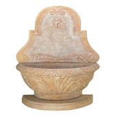 Como Wall Outdoor Water Fountain With Plain White Background