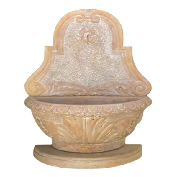 Como Wall Outdoor Water Fountain With Plain White Background