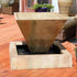 Thumbnail for Compact Angled Oblique Outdoor Water Feature With Plants And Planters In The Background