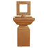 Thumbnail for Contempo Square Fountain - Tall With Plain White Background